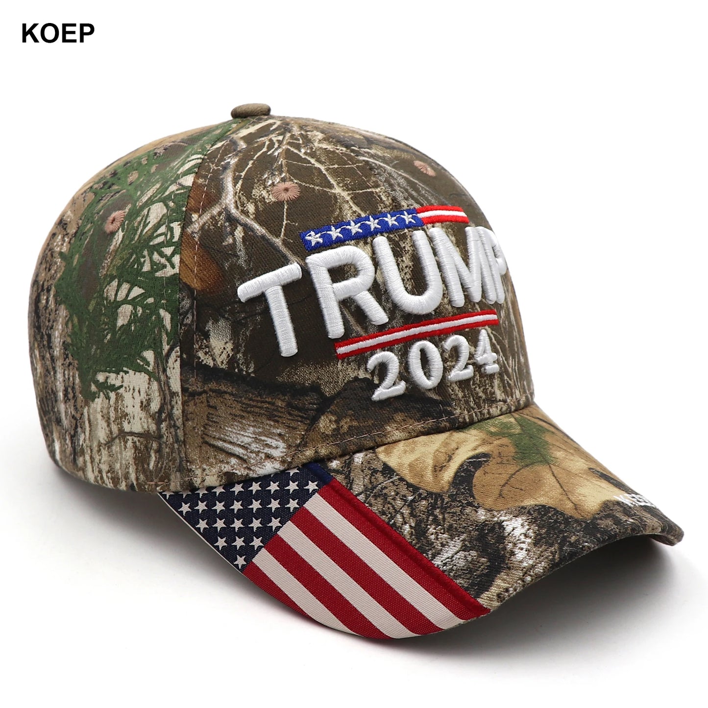 Donald Trump 2024 Cap Camouflage USA Flag Baseball Caps Keep America Great